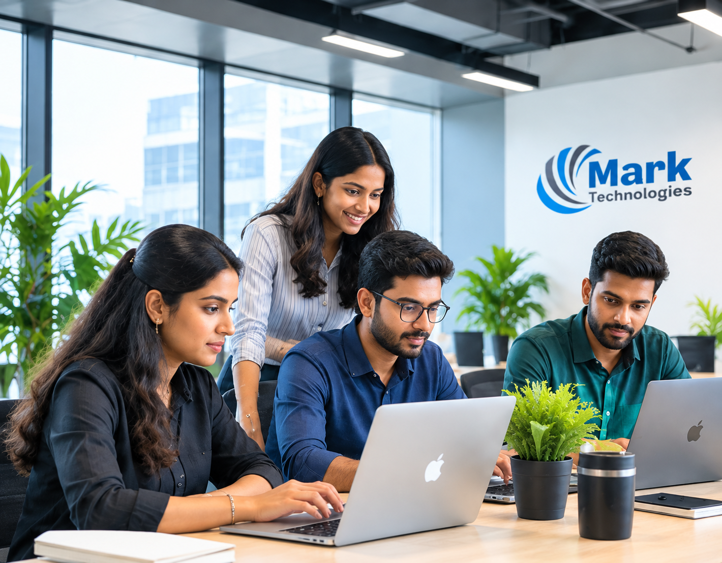 Mark Technologies team working on digital solutions